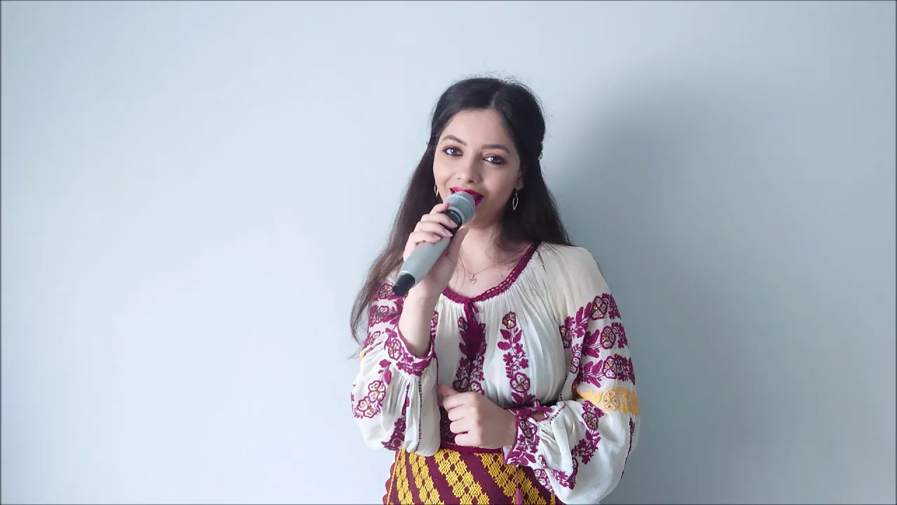 Angela Gheonea & Costinel Buda(orga) - Intr-un sat e o casuta (Simona Dinescu-COVER)