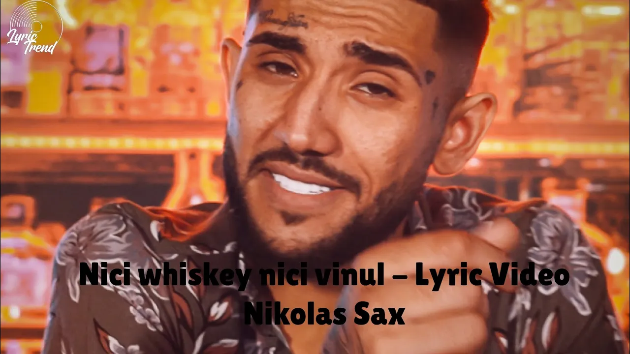 Nikolas Sax - Nici whiskey, nici vinul