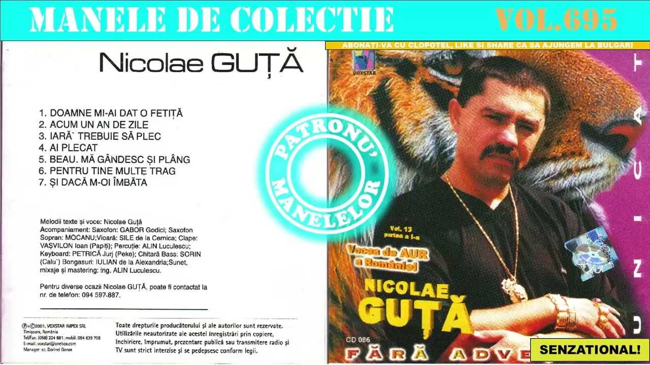 Nicolae Guta vol.13 partea l (2001)