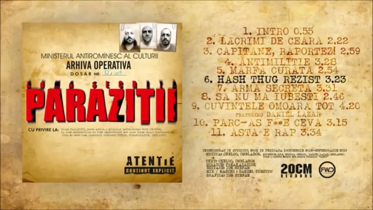 Parazitii - Arma Secreta (Album Full)