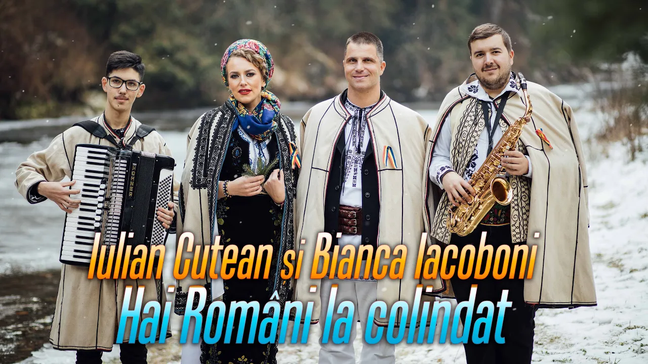 Iulian Cutean si Bianca Iacoboni - Hai Romani la colindat