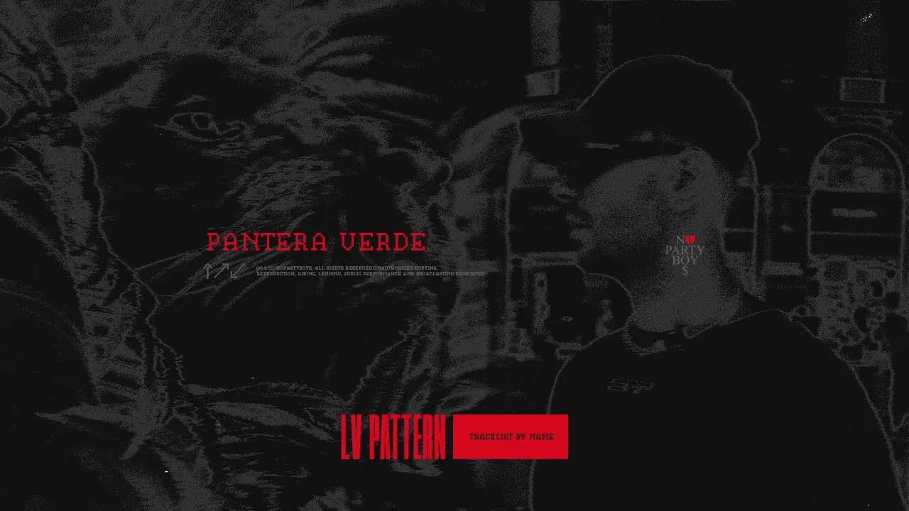 NANE - pantera verde (L.V. PATTERN)