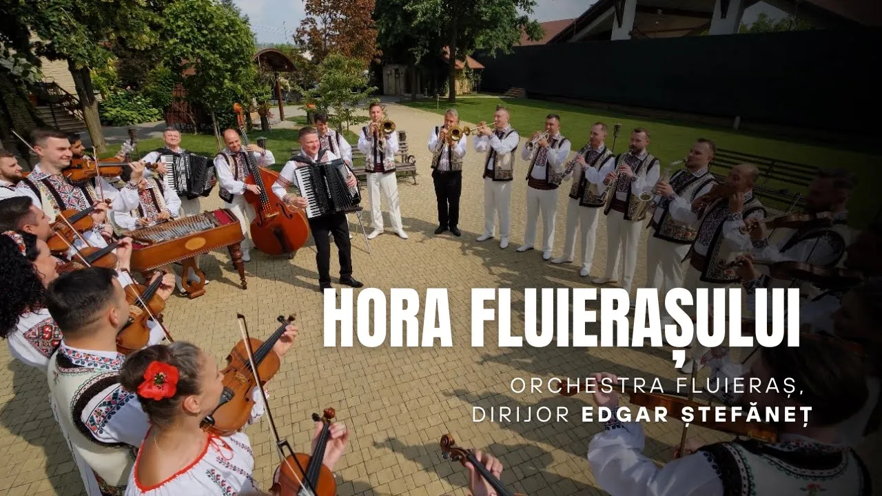 Orchestra Fluieras, dirijor Edgar Stefanet - HORA FLUIERASULUI