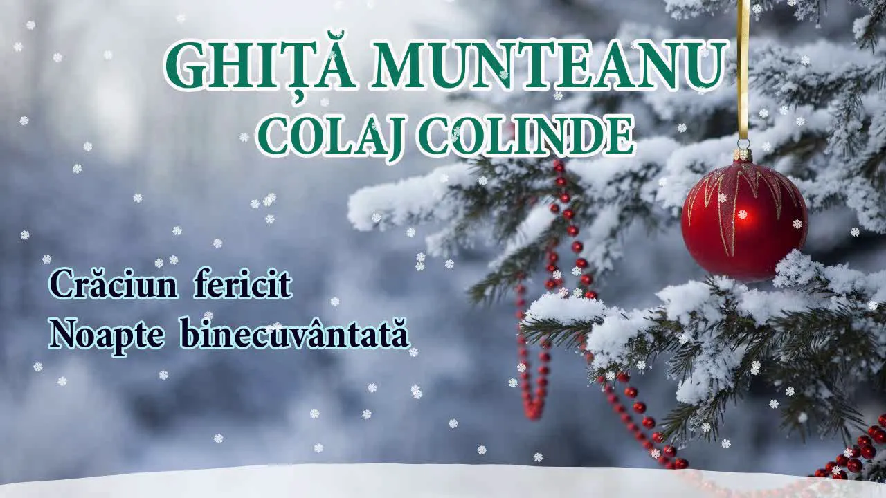 Ghita Munteanu - Noapte binecuvantata - Colaj colinde 2019
