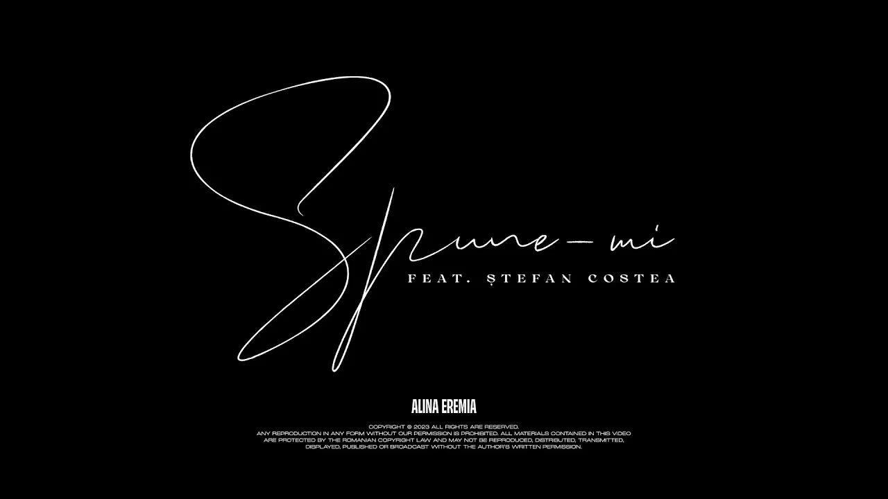 Alina Eremia x Stefan Costea - Spune-mi (Original Radio Edit)