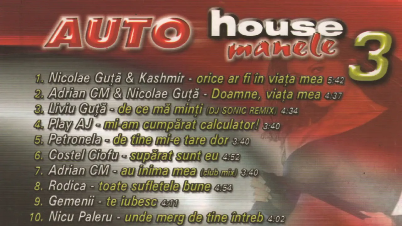 Auto House Manele Vol. 3 - Colaj Mix Manele by Hobby Music