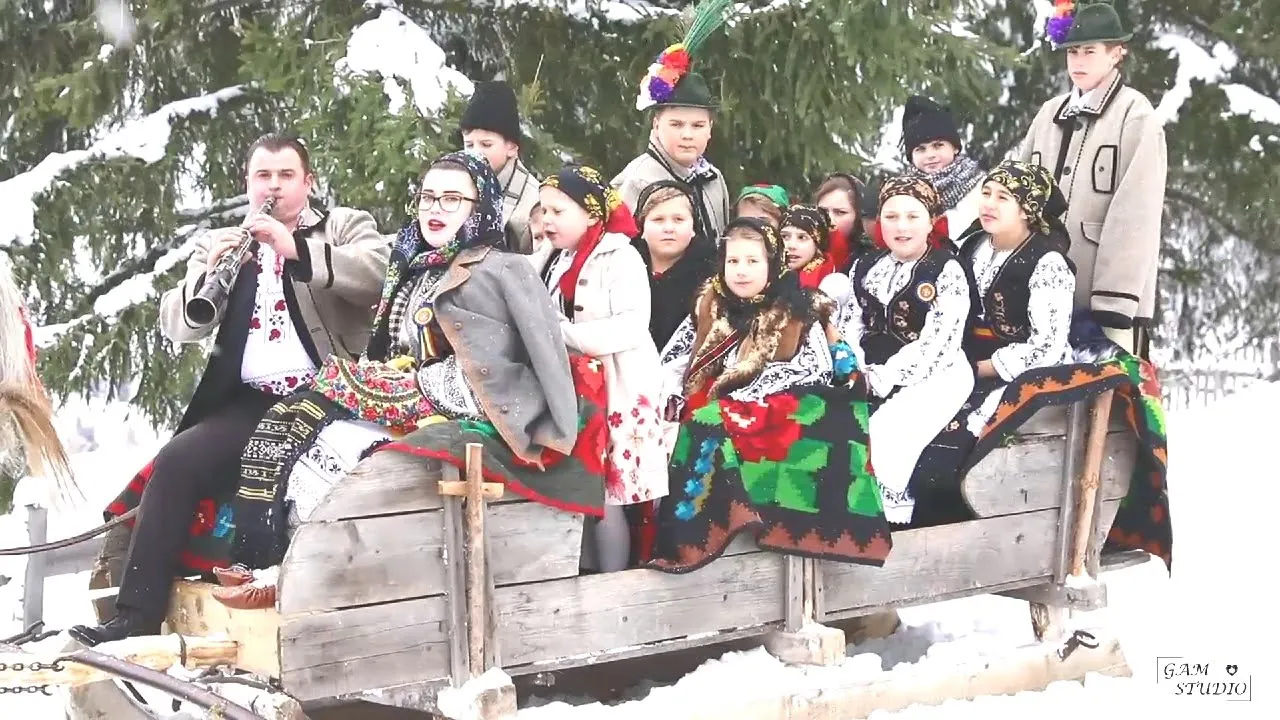 Anicuta Rosu - Sus in raiul sfintilor (Colind)