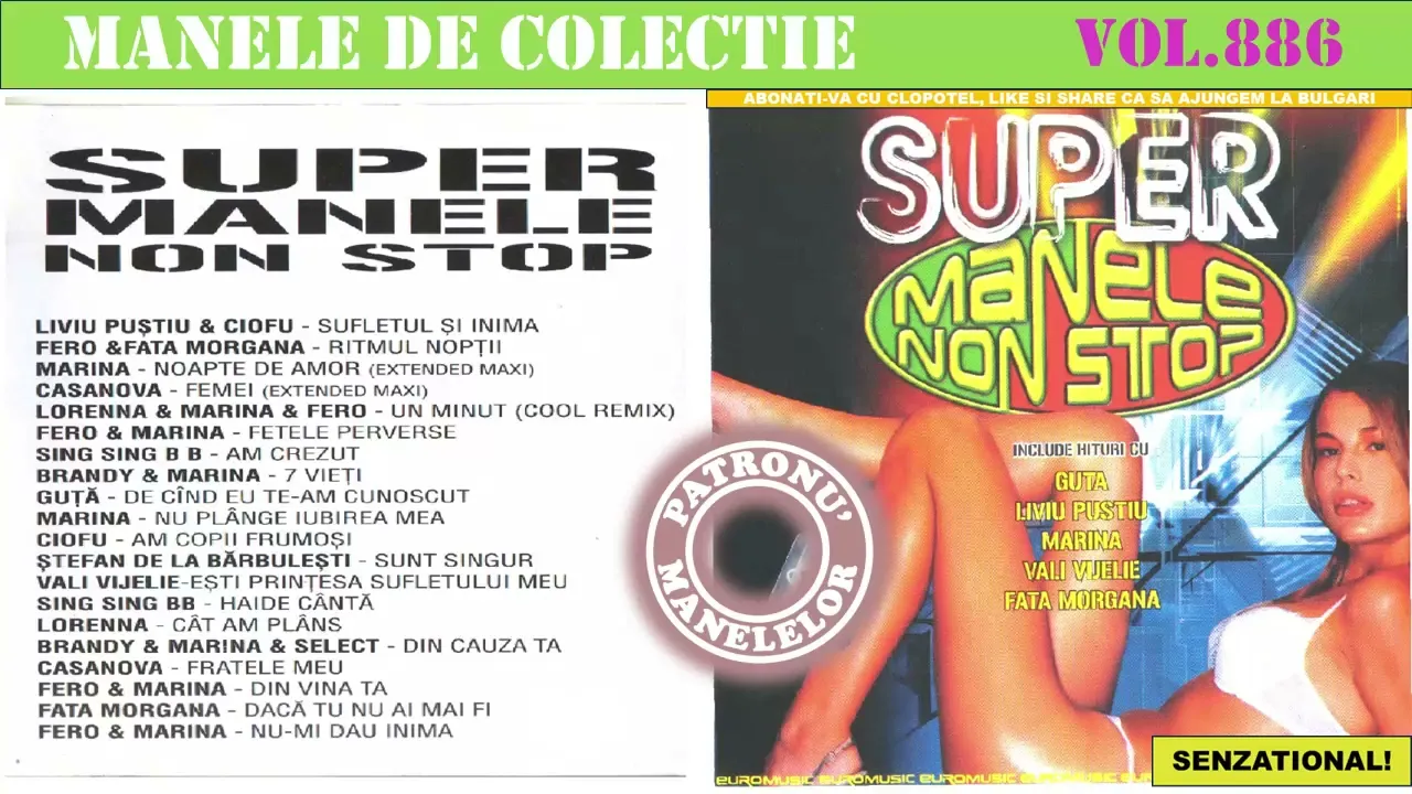Manele de colectie - Super Manele Non Stop (2003)