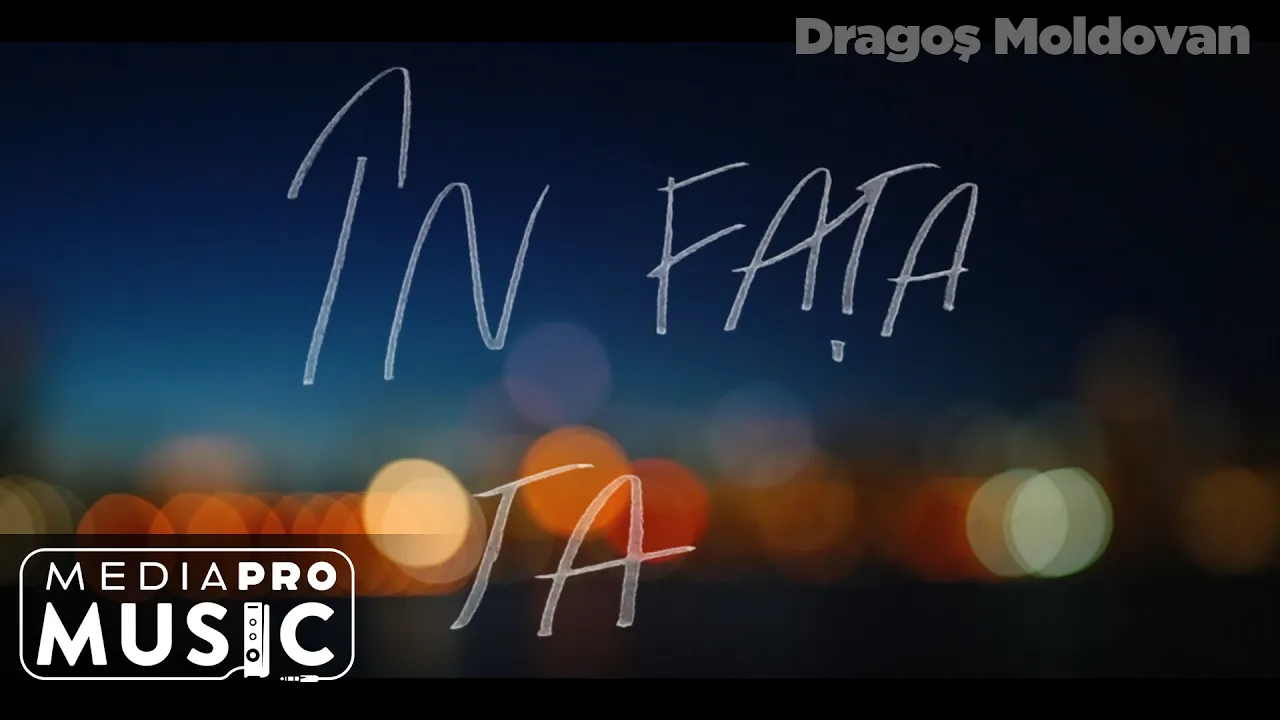 Dragos Moldovan - In fata ta (Original Radio Edit)